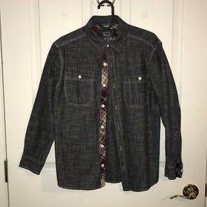 Boys Long Sleeve Button Down